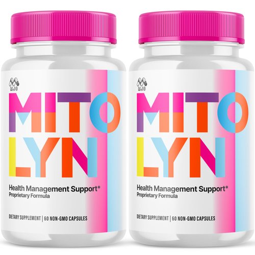 (2 Pack) Mitolyn, Official Mitolyn Purple Peel Capsules with All Natural Ingredients, Mito Lyn Advanced Formula Health Support Maximum Strength Wellness Supplement for Women and Men (120 Capsules)