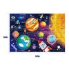 SYNARRY 100 Piece Puzzles for Kids, Space Puzzle for Kids Ages 4-8 Solar System Puzzle for Kids 3-5, 100 Pieces Puzzles for 3 4 5 6 7 8 Year Olds Boys Girls Childrens, Fun Planet Puzzle with Names