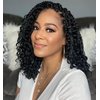 12inch Goddess Box Braids Crochet Hair Crochet Box Braids Curly Ends 3X Bohemian Crochet Box Braids Hair Synthetic Crochet Hair Extensions(12inch(Pack of 8), 1B)