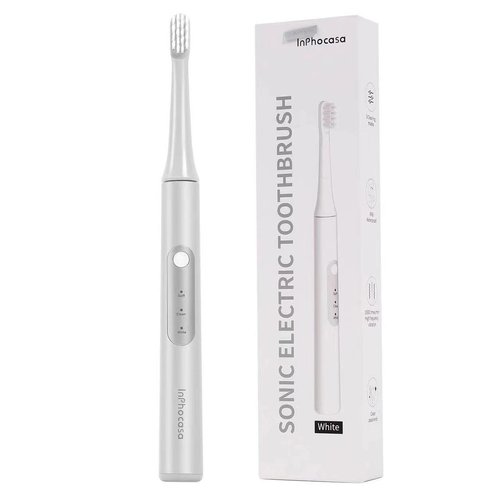 InPhocasa 1 Pack Sonic Electric Toothbrush for Adults and Kids, Rechargeable Electric Toothbrush 3 Modes 2 Minutes Smart Timer