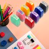 Teacher Stamps for Grading Motivational Teacher Self-Inking Stamp Set Encouraging Signature Stamp for Classroom Supplies 8Pcs