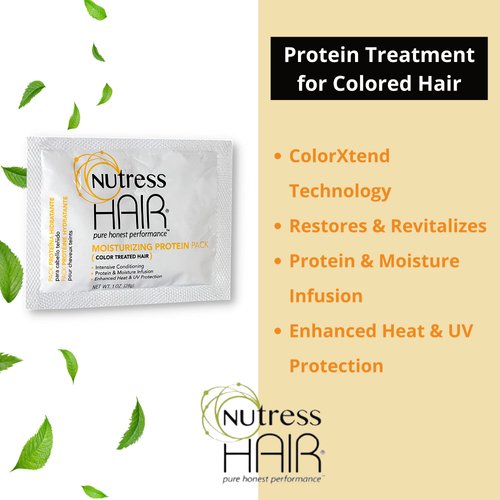 Nutress Hair One-Step Protein Treatment for Colored Hair, 1 oz (Pack of 3)