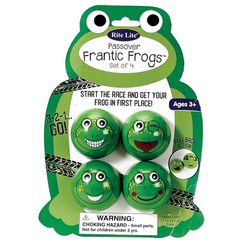 Rite Lite Racing, Frantic Frogs - Passover Gifts Educational & Fun Toys for Kids Party Favors Jewish Holiday Party Pesach Decorations