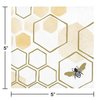 Honeycomb Beverage Napkins, 16 ct