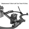 Replacement Part for Fisher-Price Thomas and Friends Trackmaster Train Playset BHY57 and BDP15 - Gray Y Short Left Turn Track YS