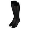 Truform Sheer Compression Stockings, 15-20 mmHg, Women's Knee High Length, Dot Pattern, Black, Medium