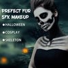 Halloween Black Face Body Paint,Clown Black Makeup Tube,Washable Black Face Paint For Halloween SFX Skull Joker Zombie Vampire Skeleton Goth Cosplay Makeup