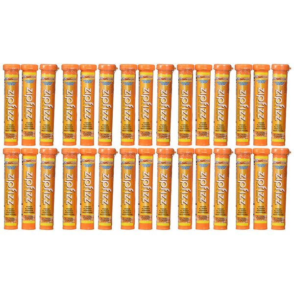 Zipfizz Orange Soda Healthy Energy Drink Mix - Transform Your Water Into a Healthy Energy Drink - 30 Orange Soda Tubes