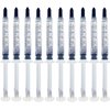 Bright White Smiles - Teeth Whitening Gel Refill Kit - 10 Tubes 44% Carbamide Peroxide Tooth Whitener Formula