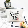 Charmoly Sweet 16 Gifts for Girls 16th Birthday Gifts Ideas 16 Year Old Girls Sweet Sixteen Gifts for Teen Girls Cute Makeup Bag