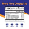 OmegaVia Ultra Concentrated Omega 3 Fish Oil Burpless, 60 Softgels, Triple Strength Omega 3 Fish Oil Supplements, 1135 mg Pure Omega3, No Fishy Burps, High EPA DHA DPA, IFOS 5-Star