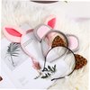 IMIKEYA Jungle Animal Headbands: 3pcs Animal Headbands Jungle Party Decorations Headbands Animal Hair Hoop Animal Ear Headband for Kids Adults Animal Costumes Cosplay Birthday Party