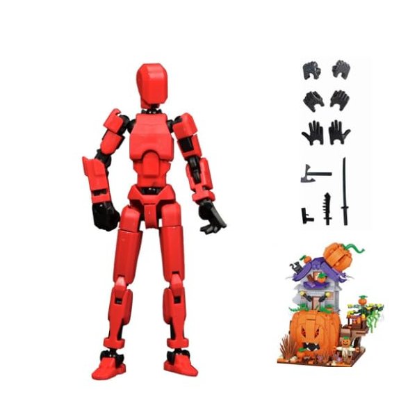 ZBGDSWH T13 Action Figure Set, Titan 13 Nova 13 Robot 13 Action Figure Desktop Decorations for Game Lovers