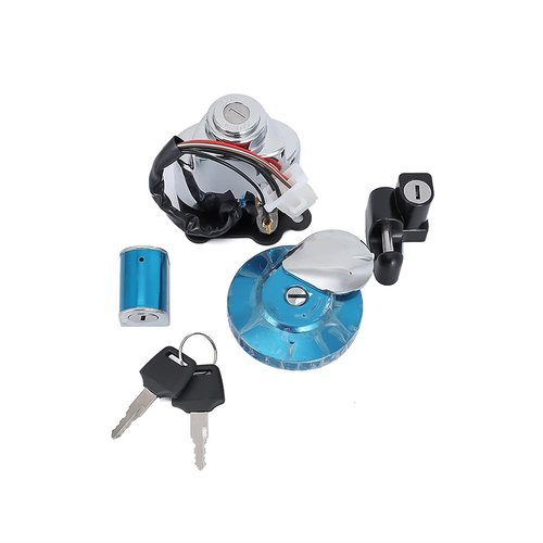Ignition Switch Gas Tank Locking Cap Cover Lock Set w/Key for Honda Shadow Aero 750 VT750CE 2014 ...