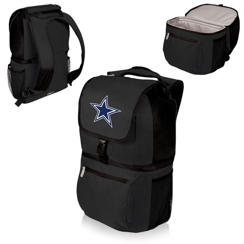Picnic Time Black 16L Dallas Cowboys Zuma Cooler Backpack, 600D Polyester, PEVA Mesh