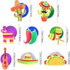 Mexican Theme Birthday Party Decorations Set, Fiesta Party Supplies, Pre-Strung Happy Birthday Banner, Cupcake Cake Toppers, Cactus Taco Ceiling Hanging Swirls, Mexican Cinco De Mayo Party Supplies