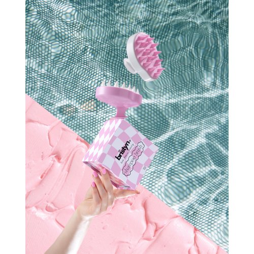 BRISTYN BEAUTY Scalp Massager Shampoo Brush | Soft Bristles Scalp Scrubber for Enhanced Hair Growth | Dandruff Removal & Scalp Exfoliation | Deep Cleansing & Relaxtion Brush