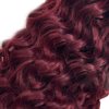 99j Human Hair Bundles Burgundy Water Wave Bundles Human Hair Red Bundles 20 22 24 inch Dark Red Wet and Wavy Bundles Human Hair Extensions