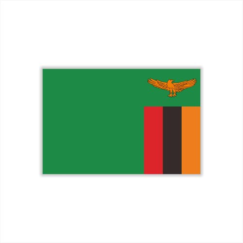 Womaha 30 Temporary Zambia Flag Tattoos Fans Face Tattoo Stickers for Adults Kids Group Activity Props