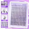 Lash Clusters Natural Lash Extensions Invisible Band Waterproof 8-16mm Cluster Eyelash Extensions Wispy Eyelash Clusters Individual Lashes Cluster Lashes by ALICE