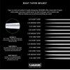 Kwadron Cartridge Tattoo Needles Cartridges, Box of 20, Round Liners Long Taper - 3 Round Liner Long Taper - 35/3RLLT