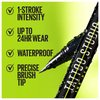 Maybelline Tattoo Studio Ink Pen Liquid Eyeliner, Up to 24 Hours of Wear, Waterproof & Smudge-Resistant Make Up, Matte Black, 1 Count