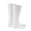 Truform Medical Compression Socks for Men and Women; 8-15 mmHg Crew Length to Mid-Calf, White, X-Small (Pack of 2)
