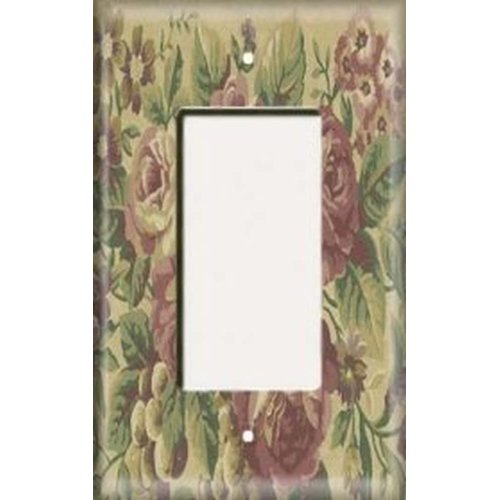 SnazzySwitch Rosy Hue Decorative Rocker Switch Cover - Fits Decora Style Outlets and GFCI Wall Plate Too