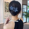 4 PCS Flower Hair Claw Clips for Women，Elegant Temperament French Barrette，Suitable for Shopping, Work, and Daily Hair Accessories