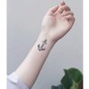 Oottati 2 Sheets Small Cute Temporary Tattoo Stickers Riding Boat Anchor Arm