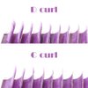 Y Lashes Extensions Colored YY Lashes Premade Fans Purple Eyelash Extensions D Curl 0.07mm 8-15mm Mixed Tray Y Shape Easy Fan Volume Lashes Supplies (YY-0.07-D,Light Purple)