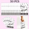 CupaPlay 50PCS Piano Notes Party Decorations Goodie Favor Plastic Bags Piano Notes Theme Party Supplies Decorations Music Birthday Baby Shower Birthday Bag