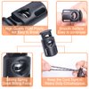 10 PCS Plastic Spring Cord Locks for Drawstring, Paracord Toggle Stopper Clasp Elastic Shoeslace Lock Sweatpants Hoodie String Clips Bungee Swim Goggles Gloves String Lock Replacement