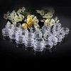 Onwon New 3 Gram 3ML Size Empty Clear Plastic Cosmetic Containers Jars Pot For Eye shadow Makeup Nail Powder Etc(50 PCS)