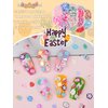 Easter Nail Art Sequins, Kalolary 3D Rabbits, Carrots, Eggs, Chicks, Flowers Shape Polymer Clay Slices for Acrylic Nails Design Easter Party Decor（3 Boxes）
