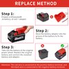 Battery Adapter for Milwaukee, Huazu 2 Pack Power Wheels Adapter for Milwaukee M18 Battery 18V, Power Tool Battery Connector 12 Gauge Robotics (DIY)