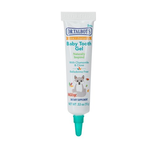Dr. Talbot's Baby Tooth Gel for Sore Gums, Naturally Inspired, .53 Oz, Benzocaine Free, Belladonna Free