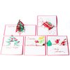Christmas Pop Up Cards. This set of 3d Greeting Cards are a perfect way to Say Thank You (5 Pack Christmas- Assorted)