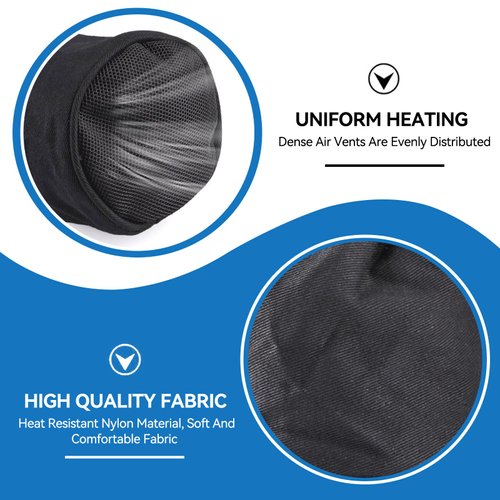 Hair Dryer Diffuser, Professional Cloth Hair Dryer Diffuser Fits Most Every Size Blow, Foldable Canvass Hair Blower Diffuser Cover for Curly & Wavy Hair Travel Blower Accessories