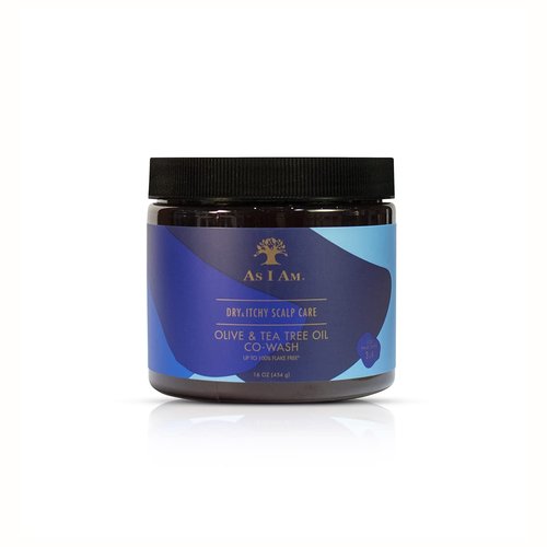 As I Am Dry &amp; Itchy Scalp Care Cowash - 16 ounce - Enriched with Zinc Pyrithione, Olive Oil, and ...