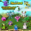 12 in 1 Singing Monster Figures Building Set, Monsters Action Figure Game Toy Collectible Decoration Building Toy Compatible with Lego, Great Gift for Fans, Boys and Girls 6+ Years Old (637 Pieces)