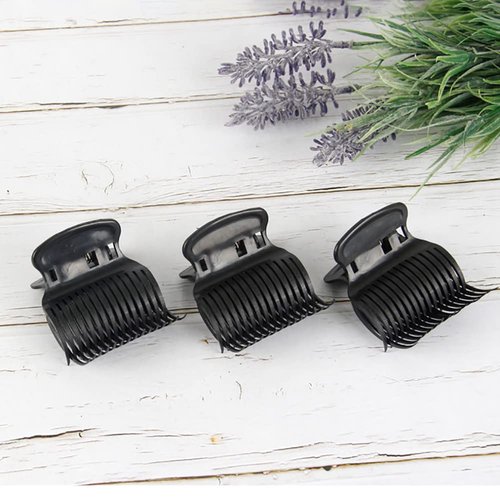 ccHuDE 12 Pcs Plastic Hair Curler Claw Clips Hot Roller Clips Hair Rollers Holding Clips Replacement Hair Section Styling for Women Girls