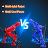 T-13 Creative Action Figure with Pose Stand,Anime Robot Building Toy Sets,Lucky Puppet Joints for Boys,Girls,Men,Women,Multi-Jointed Moveable Dummy Desk Decoration,Desktop Ornament for Game Lover,Red