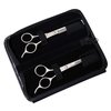 Macs Razor Products Professional Barber Scissor Hair Cutting Scissors 6" and Texturizing /Thinning Shears 6" Scissors Set with Free Black Bonded Leather Case-206