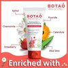 Botao Kids Natural Strawberry Flavored Anticavity Fluoride Toothpaste Maximum Cavity Protection Cleans Children’s Teeth Protects Gums Chamomile Aloe Vera Calendula Xylitol for Ages 2 and Up