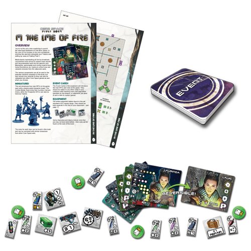 Battle Systems BSGCSE015 Core Space First Born Expansion- in The Line of Fire - 28mm Miniatures - Board Game - Modular 3D Terrain