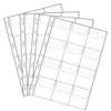 12 Pocket Coin Pages, 10 Sheets Plastic Coin Holders Stamp Collector Supplies for Coin Stamp Currency Collection