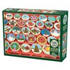 Cobble Hill 1000 Piece Puzzle - Snow Globe Cookies - Sample Poster Included