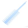 Hair Highlight Comb Set Heat Resistant, Double sided Wide Fine Tooth Highlight Comb for Hair Dye, Hair Stylist, Highlighting Comb (Blue)