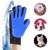 Pet Grooming Glove Pet Cleaning Brush Glove Pet grooming Massage gloves Perfect hair remover election commendable Brush Glove which is more Comfortable for Dog,Cat,Rabbit with pet animal with fur (short and long) along with nice design looks like five fin